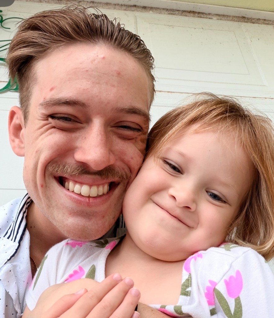 Luna with Daddy